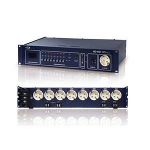 E&amp;W ND-801 /8채널 순차전원기 /순차전원공급기 /시간조절 DC24 /이더블유디