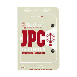 RADIAL JPC /J-PC /액티브 PC용 다이렉트 박스 /Active DI BOX /레디알