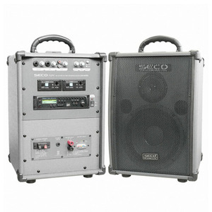 SECO DW-440RE /DW440RE /무선 2채널 900MHz 충전식 일체형 앰프 100W /USB, SD CARD, Digital Recorder 플레이어 내장 /강의용 행사용 디지털 앰프 /세코