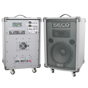SECO DW-660US /DW660US /무선 2채널 900MHz 충전식 일체형 앰프 150W /USB, SD CARD 플레이어 내장 /강의용 행사용 디지털 앰프 /세코