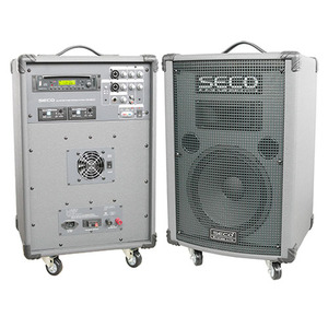 SECO DW-660CD /DW660CD /무선 2채널 900MHz 충전식 일체형 앰프 150W /CD, USB, SD CARD 플레이어 내장 /강의용 행사용 디지털 앰프 /세코