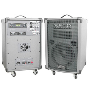 SECO DW-660TU /DW660TU /무선 2채널 900MHz 충전식 일체형 앰프 150W /CD, USB, SD CARD, Radio 플레이어 내장 /강의용 행사용 디지털 앰프 /세코