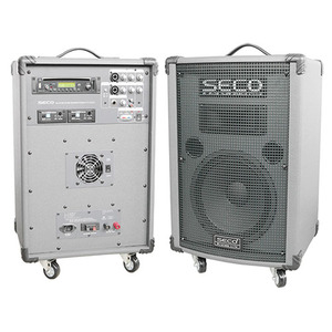 SECO DW-660DV /DW660DV /무선 2채널 900MHz 충전식 일체형 앰프 150W /CD, USB, SD CARD , DVD 플레이어 내장 /강의용 행사용 디지털 앰프 /세코