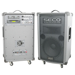 SECO DW-990CD /DW990CD /무선 2채널 900MHz 충전식 일체형 앰프 250W /CD, USB, SD CARD 플레이어 내장 /강의용 행사용 디지털 앰프 /세코