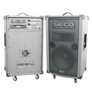 SECO DW-990DV /DW990DV /무선 2채널 900MHz 충전식 일체형 앰프 250W /CD, USB, SD CARD , DVD 플레이어 내장 /강의용 행사용 디지털 앰프 /세코