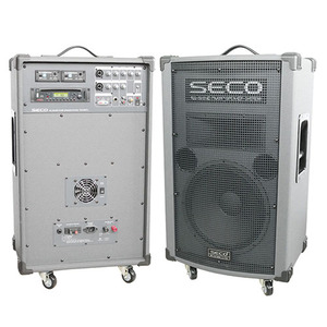 SECO DW-990TU /DW990TU /무선 2채널 900MHz 충전식 일체형 앰프 250W /CD, USB, SD CARD, Radio 플레이어 내장 /강의용 행사용 디지털 앰프 /세코